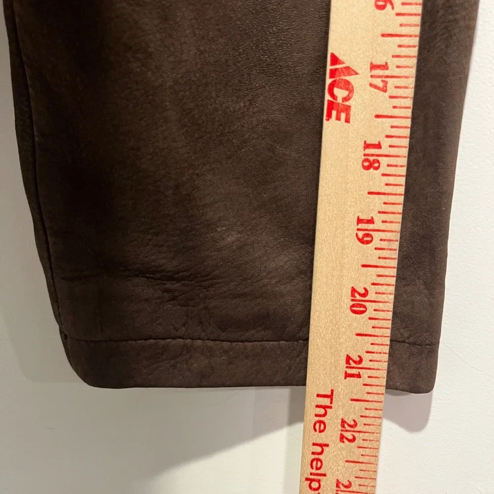 Adventure Bound Wilsons Leather Brown Nubuck Thinsulate Car Coat Jacket Mens M